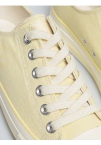 Big-Star - Trampki damskie niskie żółte TT274287 201. Nosek buta: okrągły. Zapięcie: sznurówki. Kolor: żółty. Materiał: materiał. Sezon: wiosna, lato. Styl: klasyczny #3