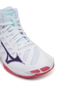 Mizuno Buty halowe Wave Voltage 2 Mid V1GC2465 Biały. Kolor: biały. Materiał: materiał. Model: Mizuno Wave #5