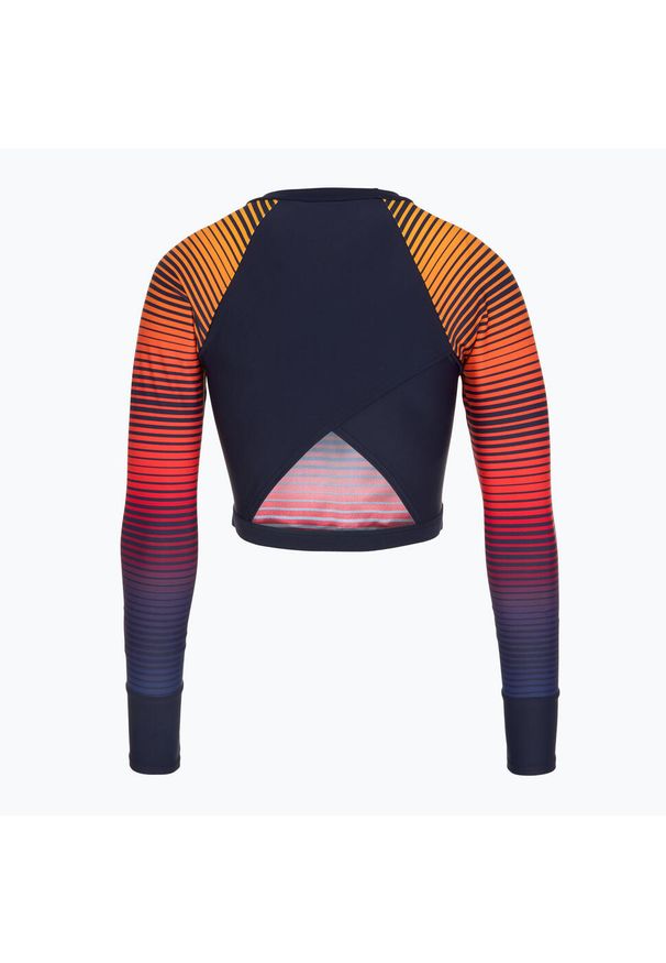 Longsleeve do pływania damski Speedo Placement Wrap Back Top. Kolor: wielokolorowy