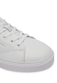 TOMMY HILFIGER - Tommy Hilfiger Sneakersy Th Feminine Cupsole Leather FW0FW09105 Biały. Kolor: biały. Materiał: skóra #5