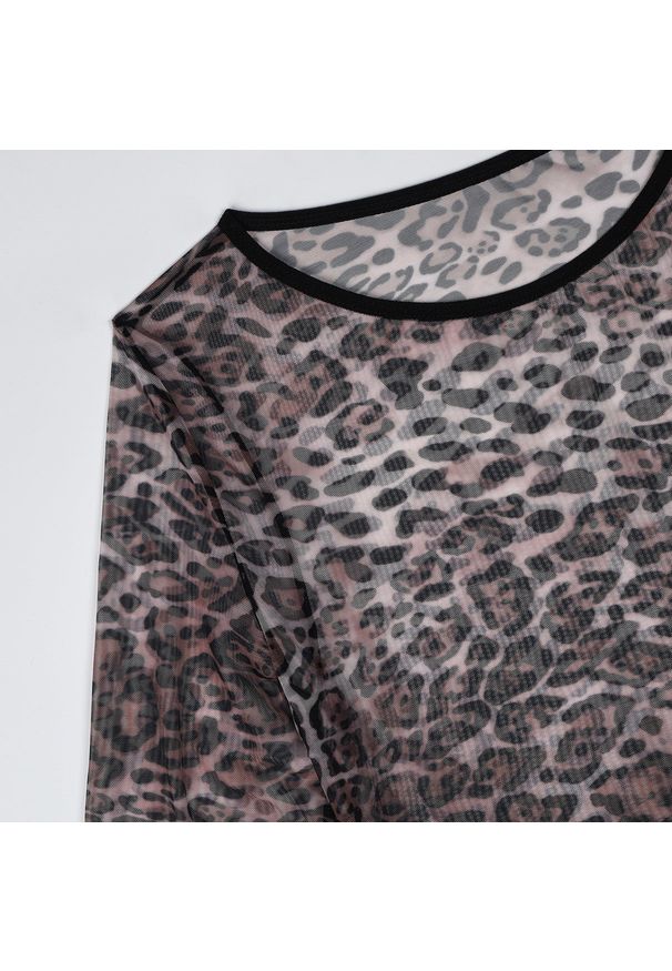 Intica - Komplet z siateczki z długim rękawem na specjalne okazje Estrella. Kolor: czarny. Materiał: materiał. Długość: długie