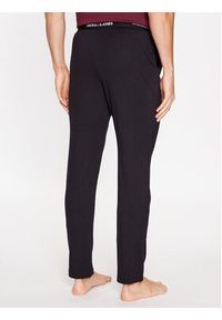 Jack & Jones - Jack&Jones Spodnie piżamowe 12238024 Czarny Regular Fit. Kolor: czarny. Materiał: bawełna