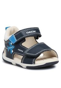 Geox Sandały B Sandal Tapuz Boy B150XB000BCC0693 Granatowy. Kolor: niebieski