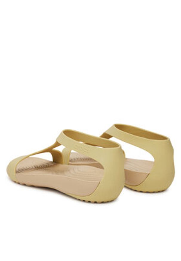 Crocs Sandały SERENA SANDAL 205469-212 Zielony. Kolor: zielony