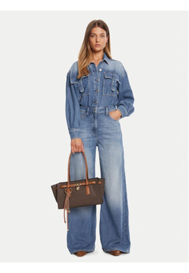 MICHAEL Michael Kors Torebka 30F5GNXT0B Brązowy. Kolor: brązowy. Materiał: skórzane