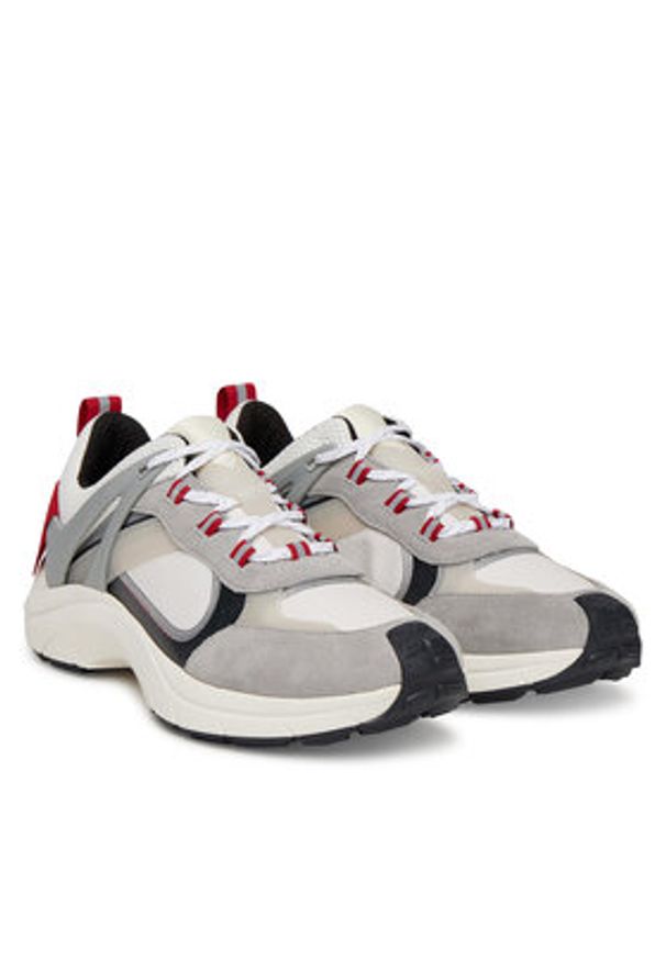 Hugo - HUGO Sneakersy 50541703 Szary. Kolor: szary. Materiał: materiał