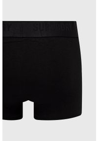 Superdry bokserki (3-pack) męskie kolor czarny. Kolor: czarny. Materiał: bawełna #2