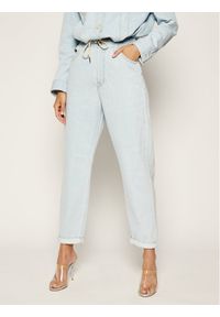 Lee Jeansy Regular Fit Elasticated Mom L30MGGQB Niebieski Regular Fit. Kolor: niebieski. Materiał: jeans #1