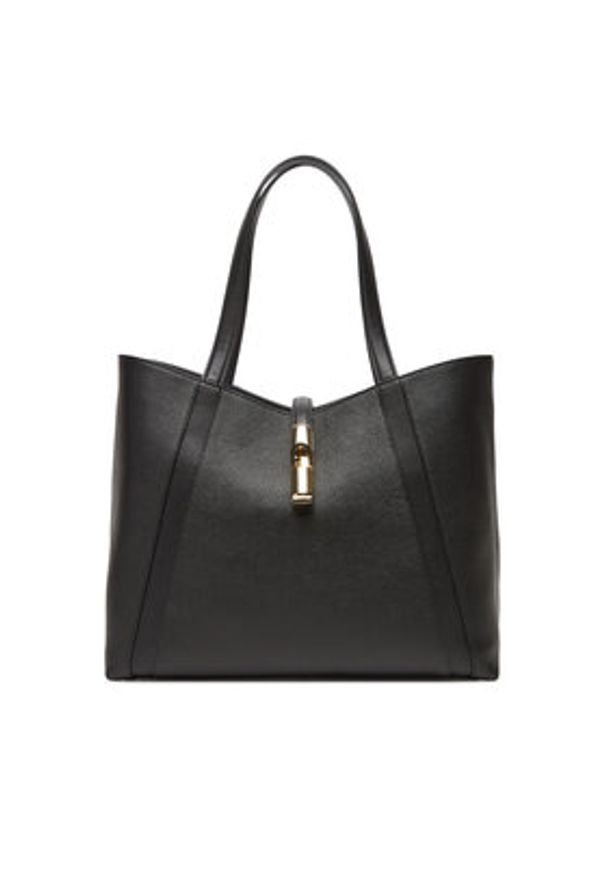 Furla Torebka Goccia L WB01788 BX3353 KH O6000 Czarny. Kolor: czarny. Materiał: skórzane