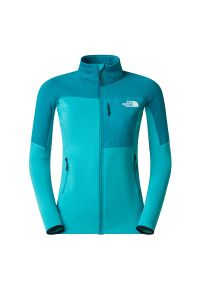 Kurtka damska The North Face Stormgap Power Grid 0A8G325A21 - niebieska. Kolor: niebieski. Materiał: elastan, materiał, poliester. Styl: klasyczny, wakacyjny #1