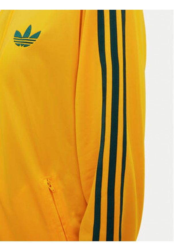 Adidas - adidas Bluza adicolor Classic Firebird JP2300 Żółty Loose Fit. Kolor: żółty. Materiał: syntetyk