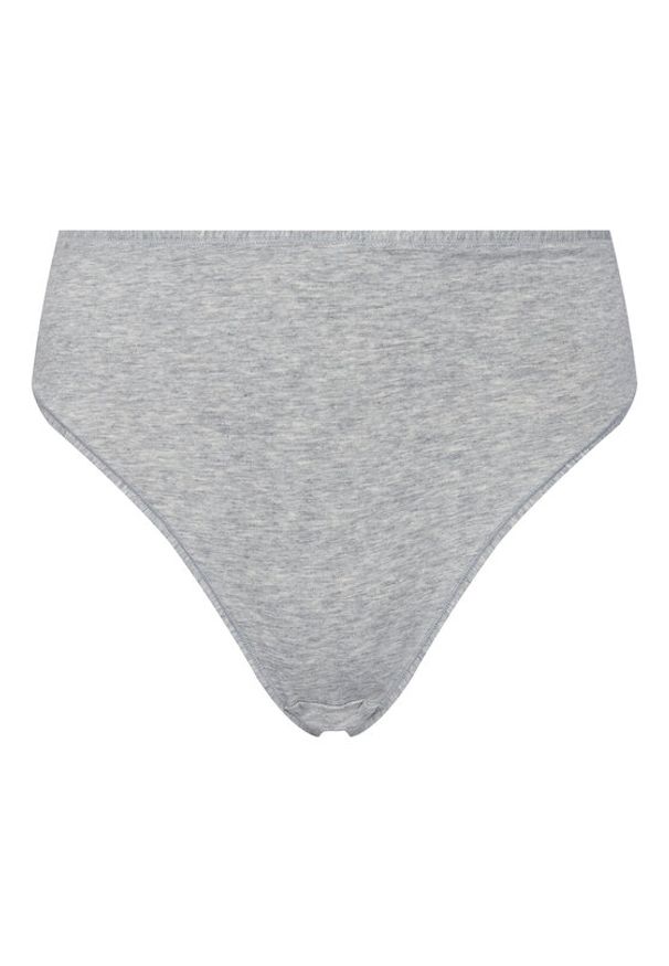 Hunkemöller Figi klasyczne z wysokim stanem 302033 Szary. Stan: podwyższony. Kolor: szary. Materiał: syntetyk