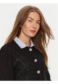 ViCOLO Kardigan 33013S Czarny Regular Fit. Kolor: czarny. Materiał: syntetyk #4