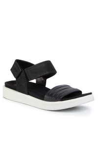 ecco - ECCO Sandały Flowt W 27360351052 Czarny. Kolor: czarny. Materiał: skóra #5