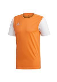 Adidas - Koszulka piłkarska adidas Estro 19 JSY. Kolor: biały, wielokolorowy, pomarańczowy. Materiał: jersey. Sport: piłka nożna #1