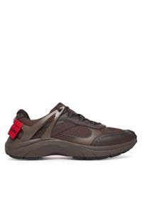 Hugo - Sneakersy HUGO. Kolor: brązowy