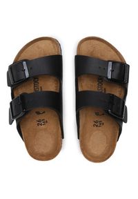Birkenstock Klapki Arizona Kids 555123 Czarny. Kolor: czarny. Materiał: skóra #4
