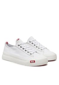 Diesel Trampki Y03335 P2994 H7528 Biały. Kolor: biały. Materiał: bawełna, materiał