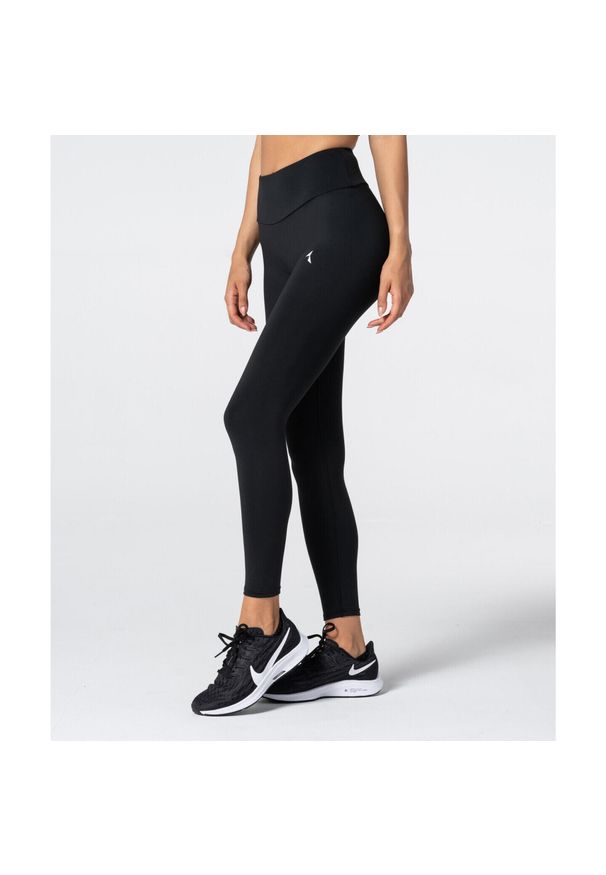 Carpatree - Legginsy z wysokim stanem Spark czarne. Stan: podwyższony. Kolor: czarny. Sport: fitness