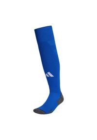 Adidas - Getry adi 24 AEROREADY Football Knee. Kolor: biały, wielokolorowy, niebieski. Materiał: materiał. Sport: piłka nożna
