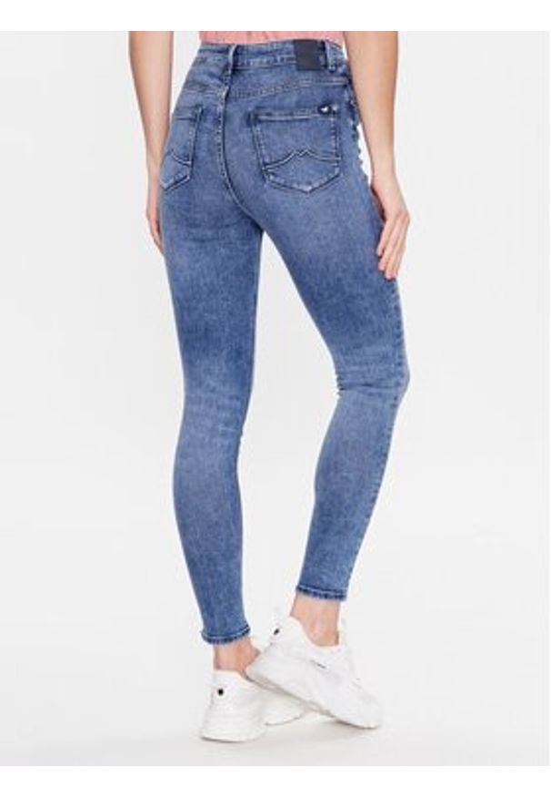 Mustang Jeansy Georgia 1013578 Niebieski Super Skinny Fit. Kolor: niebieski