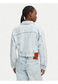 Calvin Klein Jeans Kurtka jeansowa LV047F680G Niebieski Cropped Fit. Kolor: niebieski. Materiał: bawełna #2