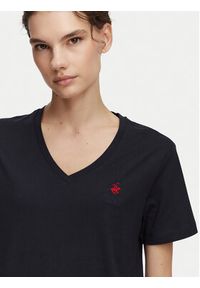 Beverly Hills Polo Club T-Shirt P-SS26W-TS516518 Granatowy Regular Fit. Typ kołnierza: polo. Kolor: niebieski. Materiał: bawełna #2