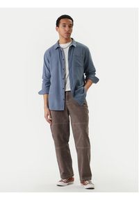 Quiksilver Koszula Motherfly Solid EQYWT04651 Niebieski Regular Fit. Kolor: niebieski. Materiał: bawełna #4