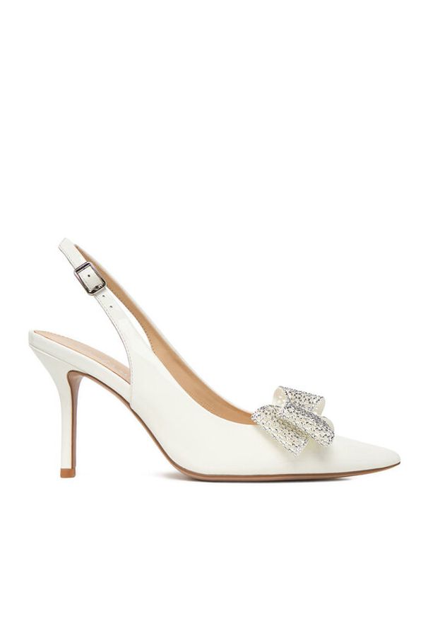 Eva Minge Szpilki ANEMONE-V1892-56-1 Biały. Kolor: biały. Materiał: skóra, syntetyk. Obcas: na szpilce