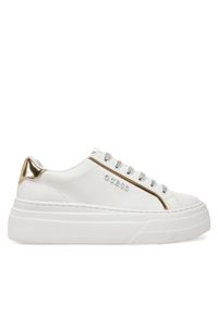 Guess Sneakersy FLJMRI ELE12 Biały. Kolor: biały. Materiał: skóra
