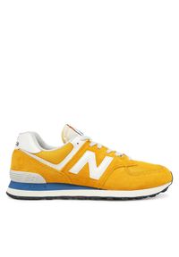 New Balance Sneakersy U574VPY Żółty. Kolor: żółty. Materiał: zamsz, skóra. Model: New Balance 574
