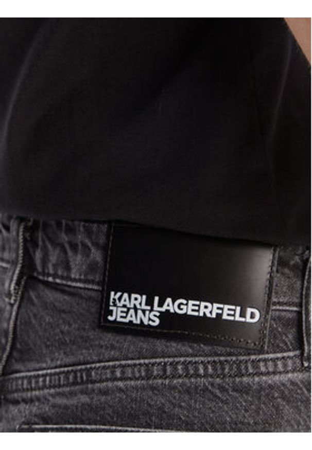 Karl Lagerfeld Jeans Jeansy A3W10003 Szary Straight Fit. Kolor: szary