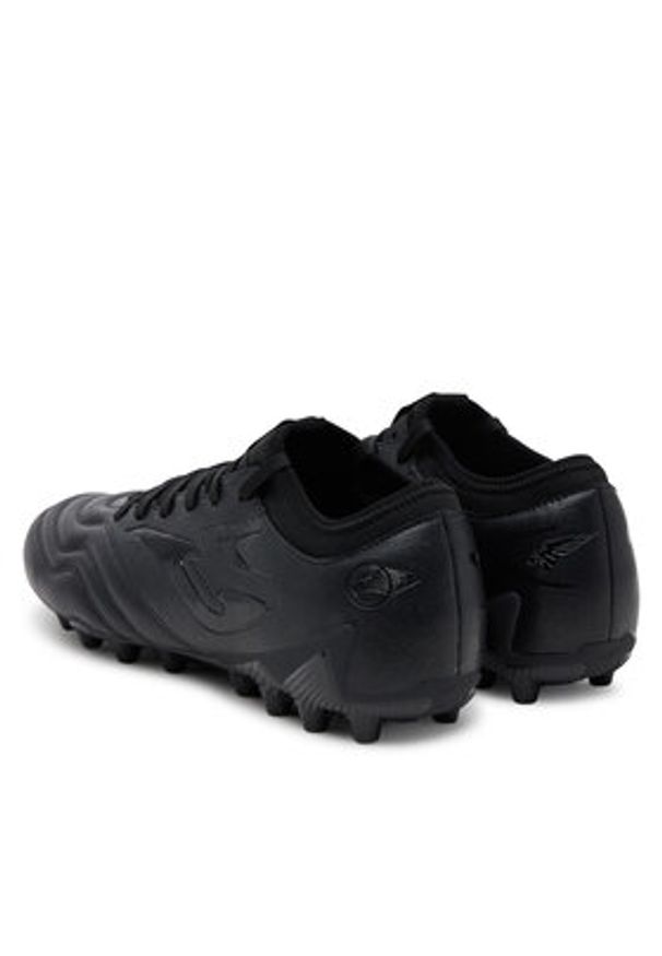 Joma Buty do piłki nożnej Powerful 2521 POWS2521AG Czarny. Kolor: czarny. Materiał: skóra