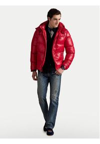 Polo Ralph Lauren Kurtka puchowa 710968281004 Czerwony Regular Fit. Typ kołnierza: polo. Kolor: czerwony. Materiał: syntetyk #3