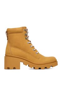 DeeZee Trzewiki 23880A-2-CAMEL PU Brązowy. Kolor: brązowy. Materiał: materiał #1