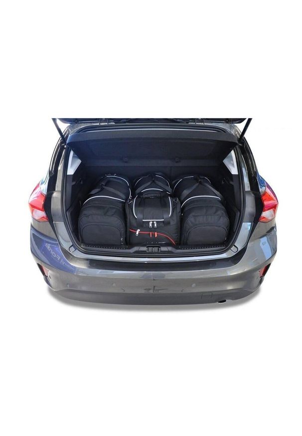 KJUST - Torby Do Bagażnika Ford Focus Hatchback 2018+ 4Szt Kjust. Kolor: czarny. Styl: sportowy