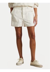 Polo Ralph Lauren Szorty materiałowe 211949934002 Écru Relaxed Fit. Kolor: kremowy. Materiał: bawełna #1