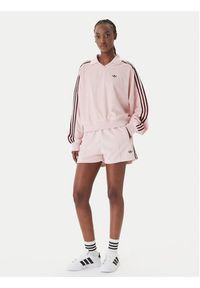 Adidas - adidas Szorty sportowe Terry Towel Firebird KD1396 Różowy Loose Fit. Kolor: różowy. Materiał: bawełna #5