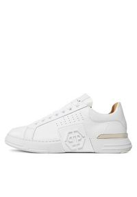 Philipp Plein - PHILIPP PLEIN Sneakersy Lo-Top Sneakers FACS USC0474 PLE025N Biały. Kolor: biały. Materiał: skóra #2