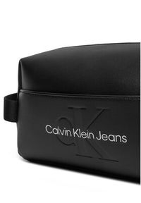 Calvin Klein Jeans Kosmetyczka K60K611483 Czarny. Kolor: czarny. Materiał: skóra #2