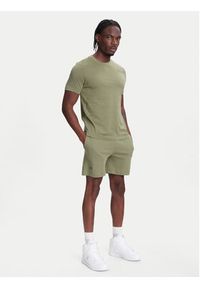 Kappa T-Shirt Logo Korpo Cafers 304J150 Zielony Slim Fit. Kolor: zielony. Materiał: bawełna #4