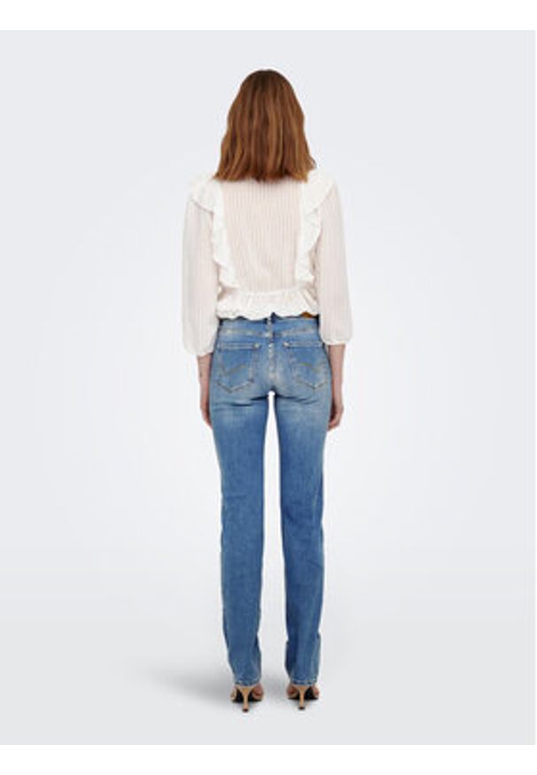 only - ONLY Jeansy Alicia 15258103 Niebieski Straight Fit. Kolor: niebieski