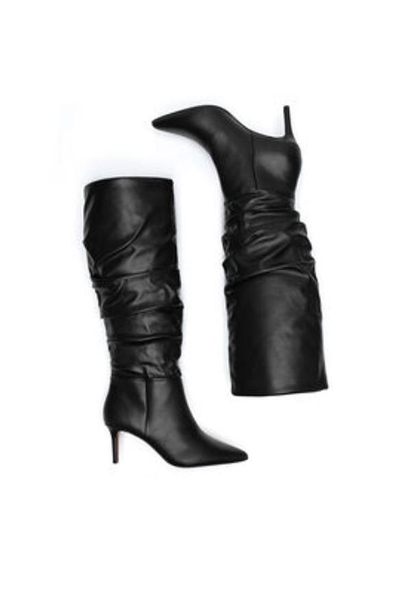 Nine West Kozaki WFA2872-1 Czarny. Kolor: czarny. Materiał: syntetyk, materiał