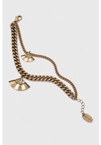 Karl Lagerfeld bransoletka KL x The Ultimate icon damska. Kolor: złoty #1
