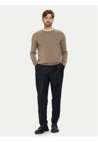 BOSS Chinosy C-Perino 50551829 Niebieski Tapered Fit. Kolor: niebieski. Materiał: wełna #4