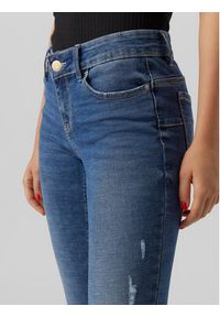 Vero Moda Jeansy Robyn 10279952 Granatowy Skinny Fit. Kolor: niebieski