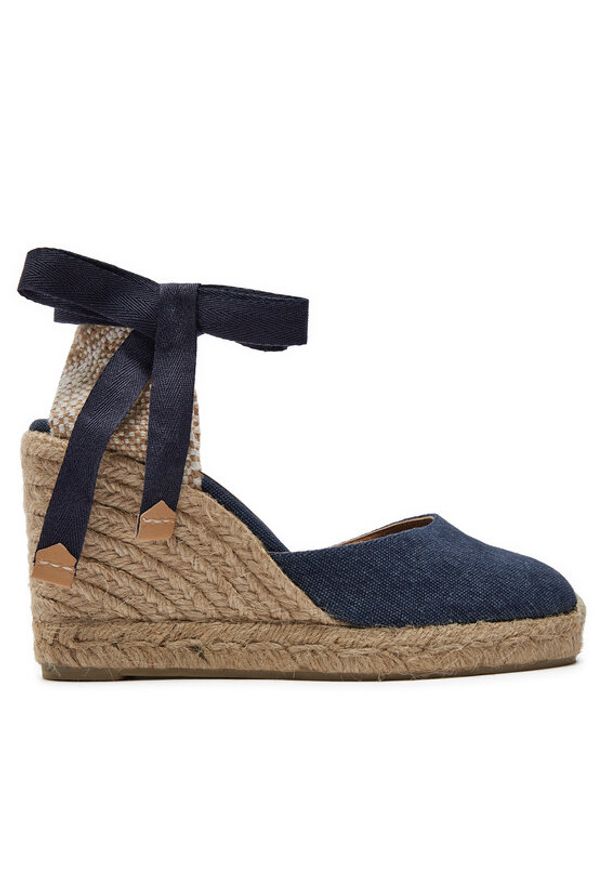 Castañer Espadryle Carina/8/002 021642 Niebieski. Kolor: niebieski. Materiał: materiał