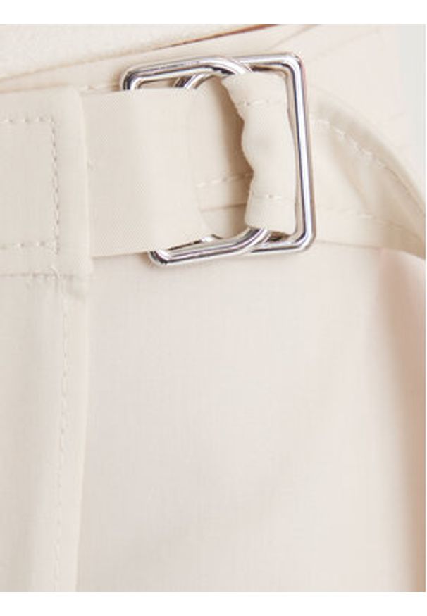 BOSS Spódnica trapezowa Vuleran 1 50557420 Écru Regular Fit. Materiał: bawełna