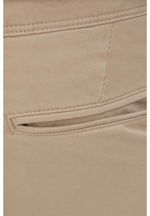 PRODUKT by Jack & Jones - Produkt by Jack & Jones spodnie męskie kolor beżowy proste. Okazja: na co dzień. Kolor: beżowy. Materiał: tkanina. Wzór: gładki. Styl: casual
