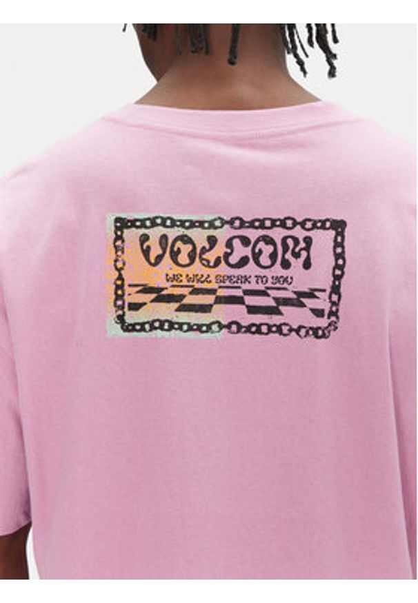 Volcom T-Shirt Filip Rygalski A4312506 Różowy Loose Fit. Kolor: różowy. Materiał: bawełna